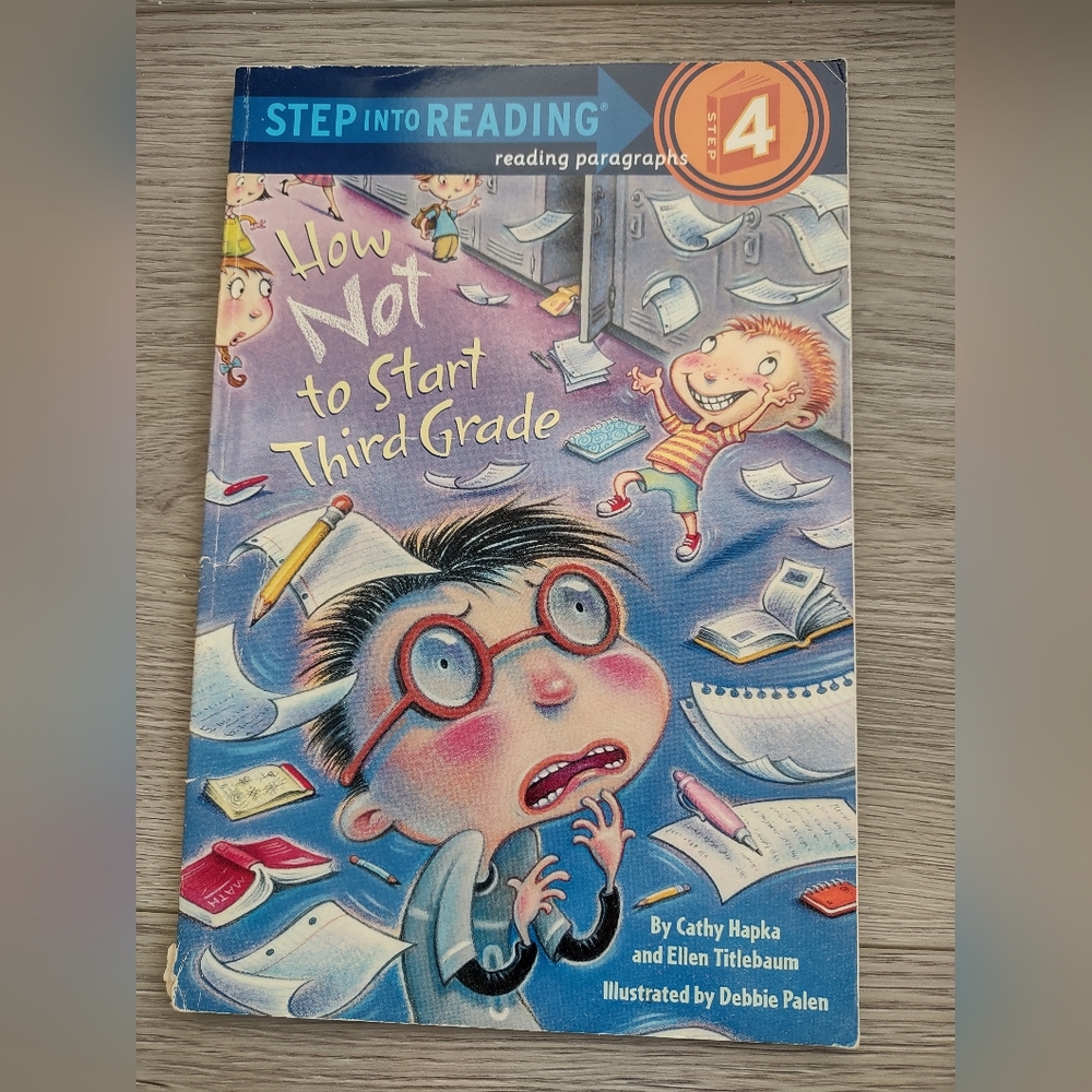 4/$20 How Not to Start Third Grade Book By Cathy Hapka
